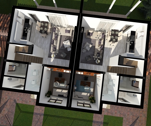 Proiect Design Interior Amenajare Duplex Dumbravita