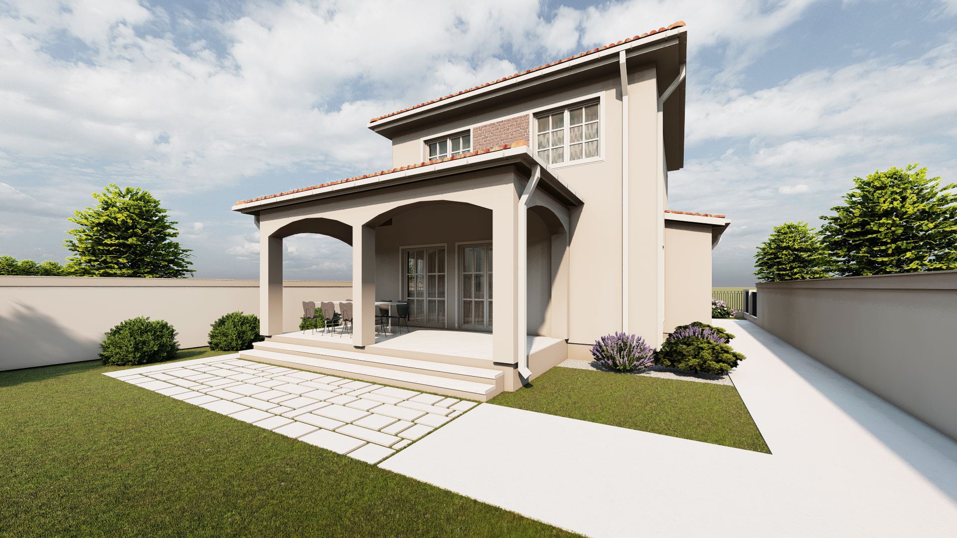 Proiect de arhitectura pentru casa in Giarmata Timisoara